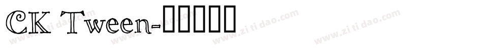 CK Tween字体转换